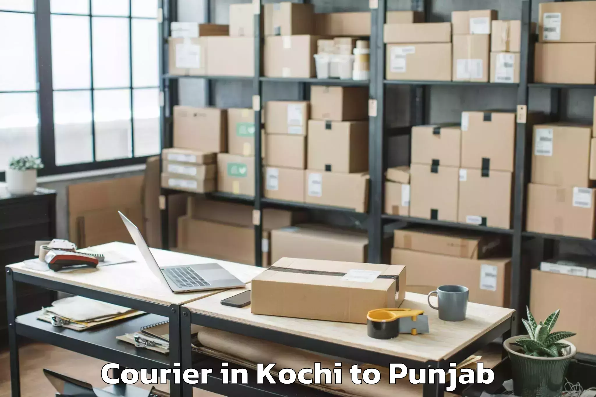 Book Your Kochi to Jaitu Courier Today